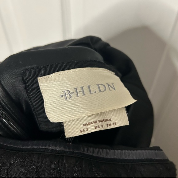 BHLDN Jacquard Strapless Basque-Waist Corset Fit & Flare Gown - Picture 7 of 16